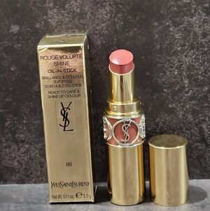 Yves Saint Laurent Rouge Volupte Shine Oil In Stick Shade 86 MAUVE CUIR 3.2g